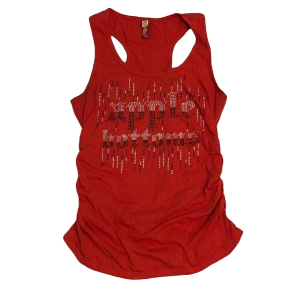 BOGO Free🦋 Apple Bottoms Beaded Rouched Racerback Tank Top - Picture 1 of 16